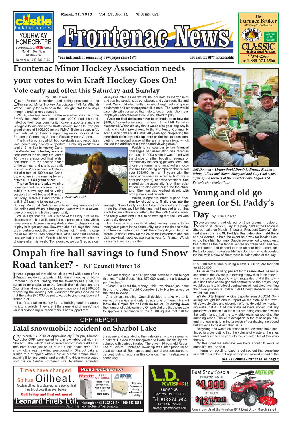 Vol.13 No.11 by Frontenac News Issuu