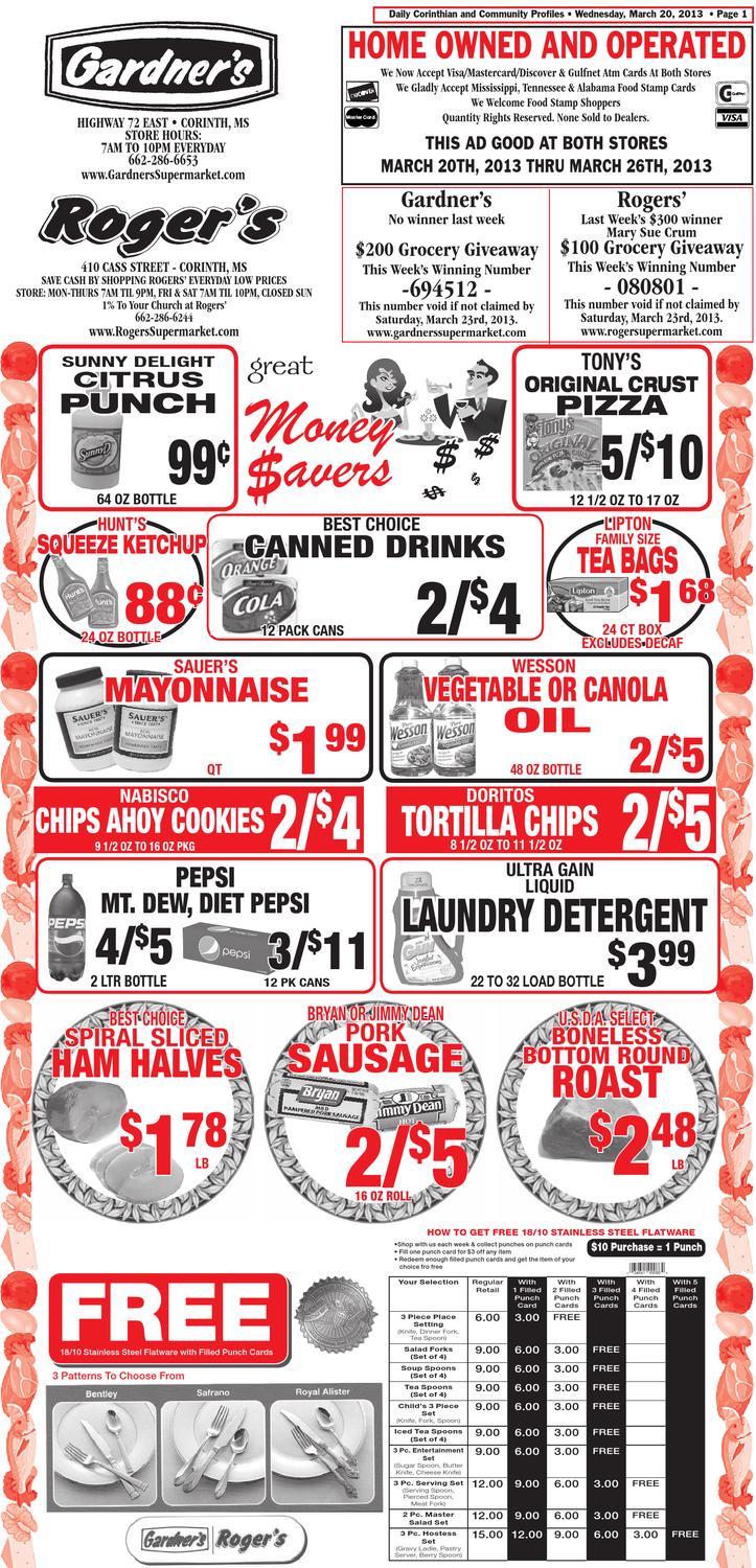 Gardners weekly ad by Daily Corinthian Issuu