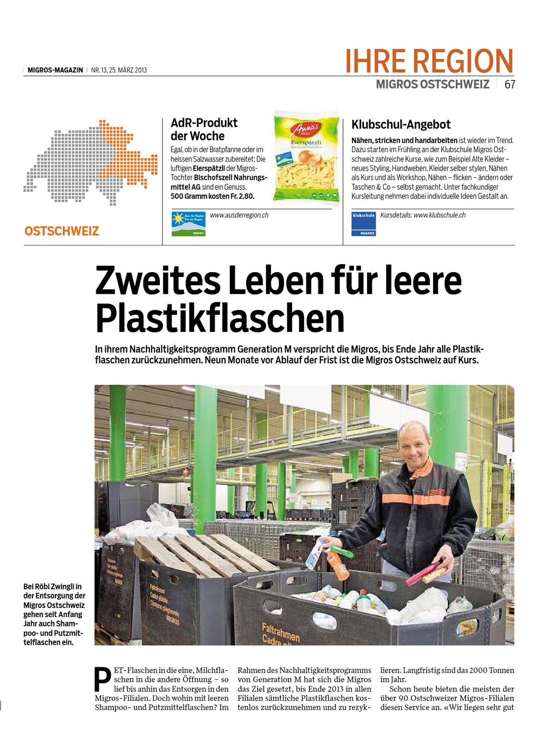 Migros Magazin 13 2013 D Os By Genossenschafts Bund Issuu 