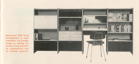 Gispen Collectie 家具目录 · Catalogus woonmeubelen 1963 第 11 页