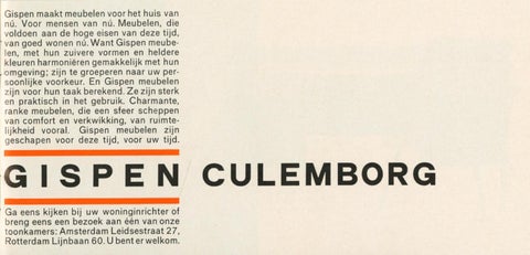 Gispen Collectie 家具目录 · Catalogus woonmeubelen 1963 第 3 页