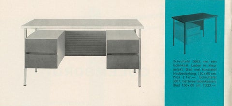 Gispen Collectie 家具目录 · Catalogus woonmeubelen 1963 第 4 页