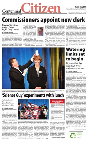 Centennial Citizen 032213 By Colorado Community Media Issuu