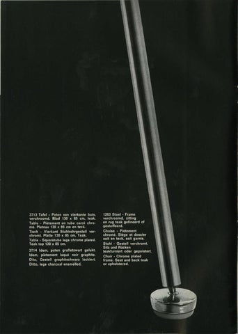 Gispen Collectie 家具目录 · Meubelcatalogus 1965 第 4 页