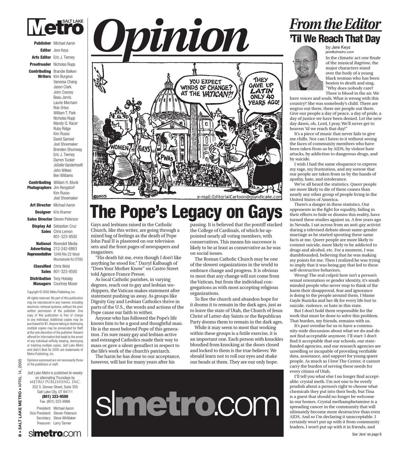 denver lesbian magazine or newspaper Denver lesbian magazine or newspaper