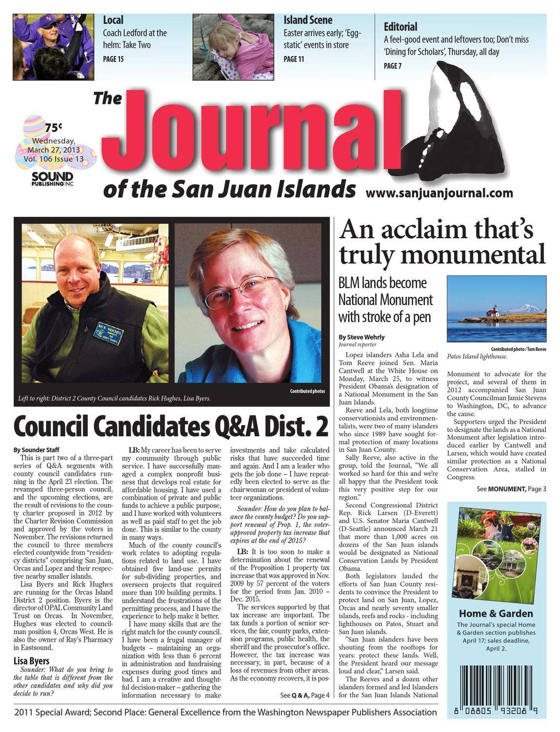 Journal of the San Juans, March 27, 2013 by Sound Publishing - Issuu