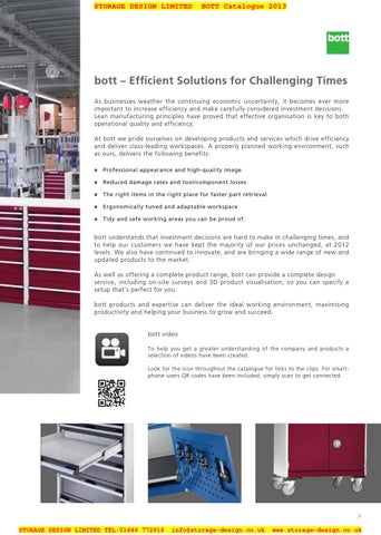 Storage Design Limited Bott workplace equipment 家具目录 2013 from 第 3 页