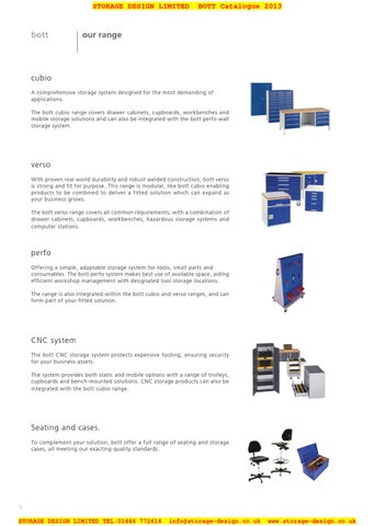Storage Design Limited Bott workplace equipment 家具目录 2013 from 第 6 页