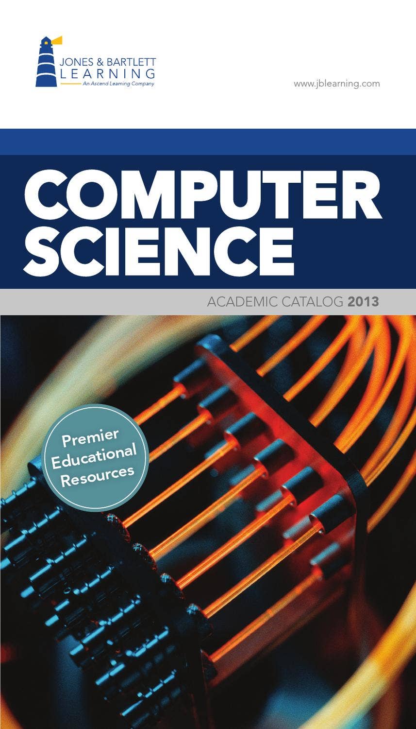 Jones & Bartlett Learning 2013 Computer Science Catalog by Jones