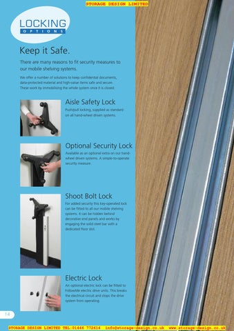Storage Design Limited 家具目录 · SDL Moresecure Mobile 层架 2012 第 14 页