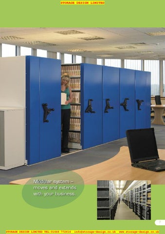Storage Design Limited 家具目录 · SDL Moresecure Mobile 层架 2012 第 7 页