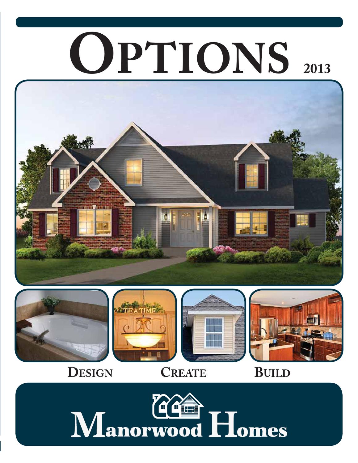 Option Brochure for Manorwood Homes by Commodore Homes, LLC Issuu