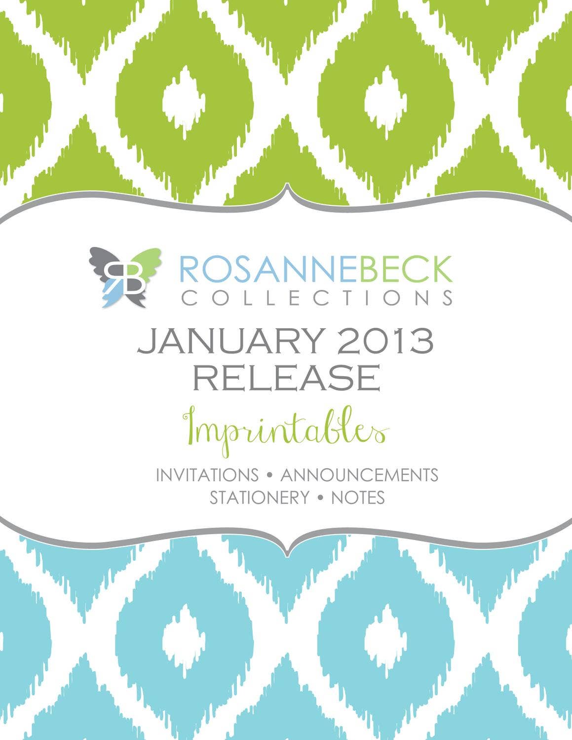 RosanneBECK Jan 2013 Imprintables Catalog by Rosanne Beck Collection