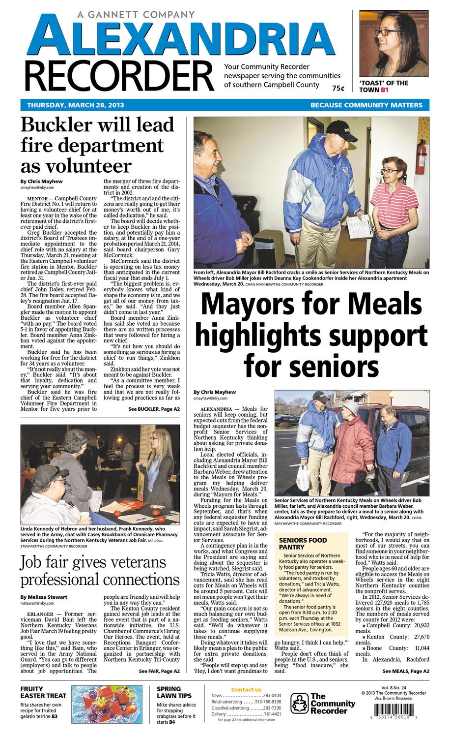 alexandria-recorder-032813 by Enquirer Media - Issuu