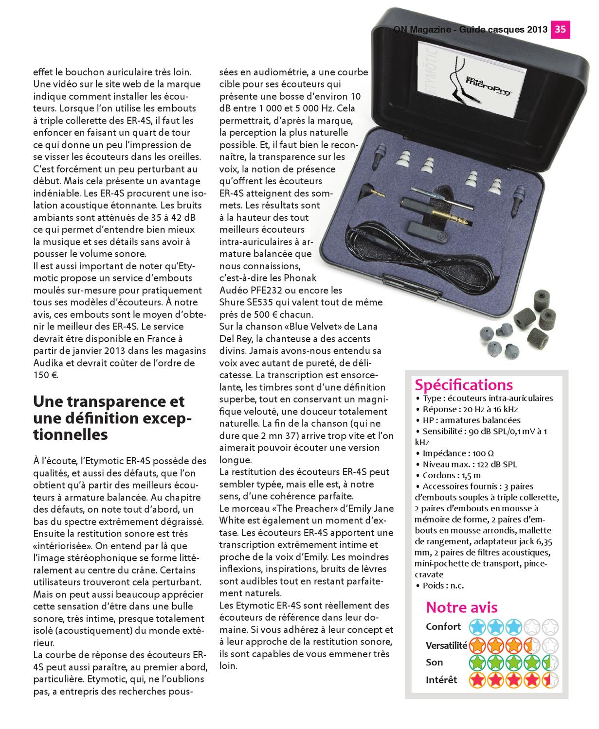 On Magazine Guide Casques Audiophiles 2013 By On Magazine Issuu