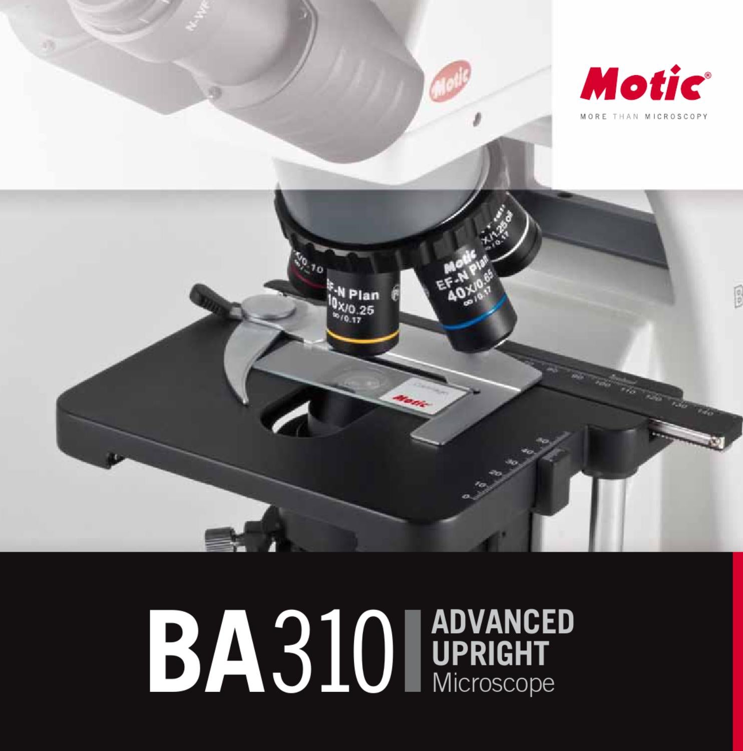 BA310-Booklet-ES by MOTIC EUROPE - Issuu
