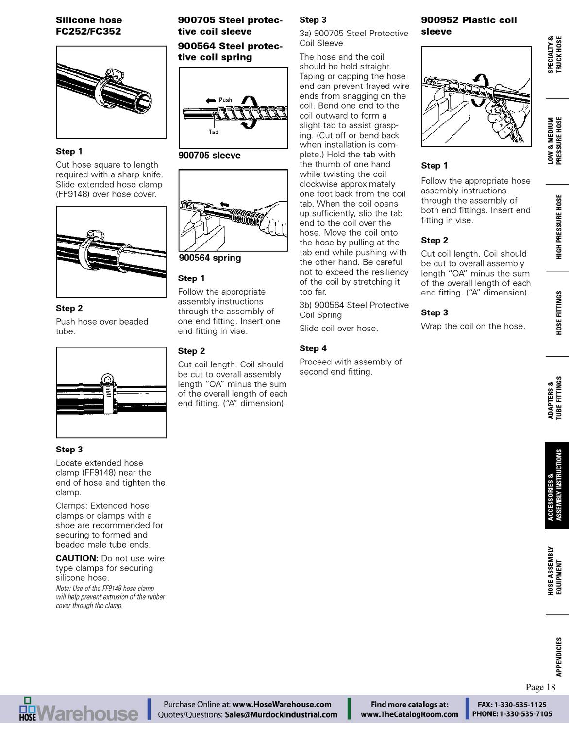 Eaton Aeroquip Assembly Instructions How To Put Together Section of
