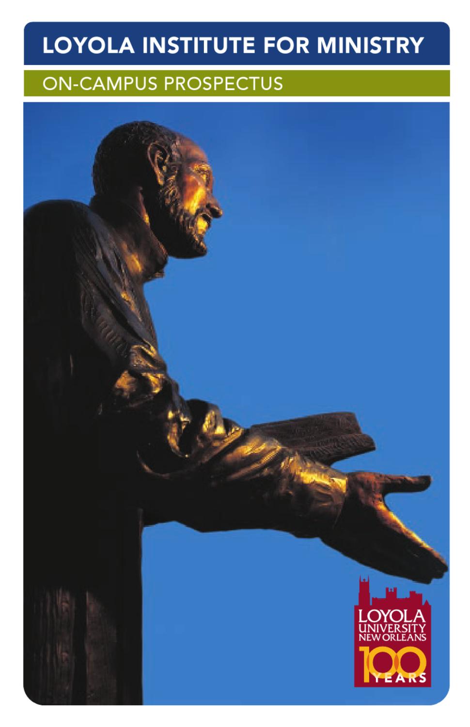 Loyola Institute for Ministry OnCampus Brochure by Loyola University