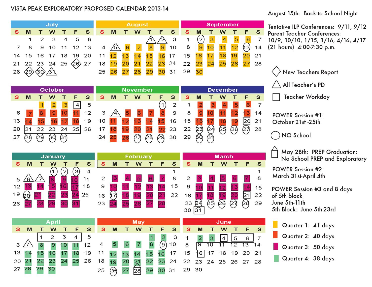 2013-14 calendar exploratory by Melanie Moreno - Issuu