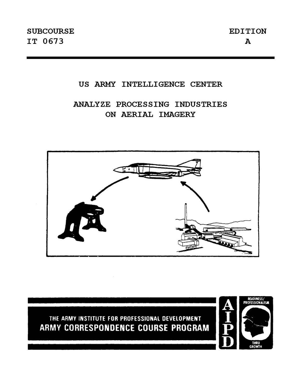 S6 Army Inprocessing 5 US Army IT0673 Analyze Processing Industries On Aerial Imagery by OS ...