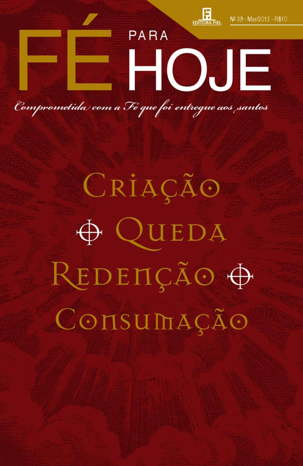 Capa do livro: Fé para hoje: Criação, Quedan Redenção e Consumação