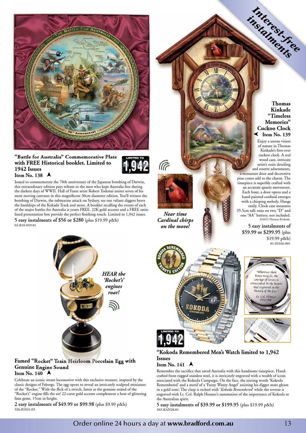 Bradford Exchange May 2013 Catalogue by Bradford Exchange Issuu
