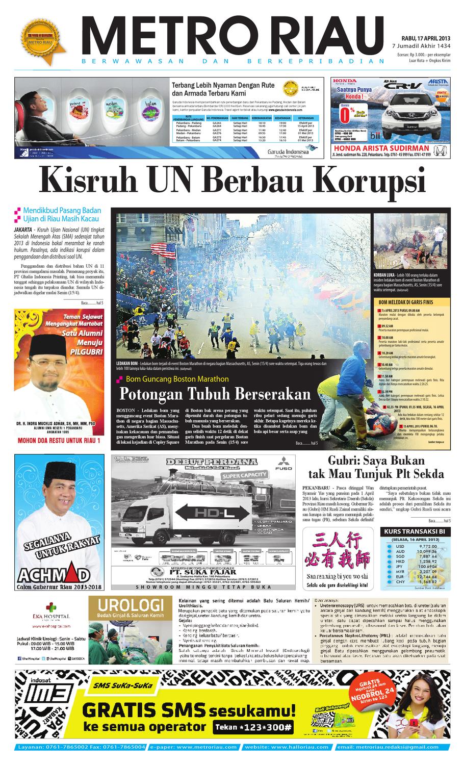 170413 By Harian Pagi Metro Riau Issuu