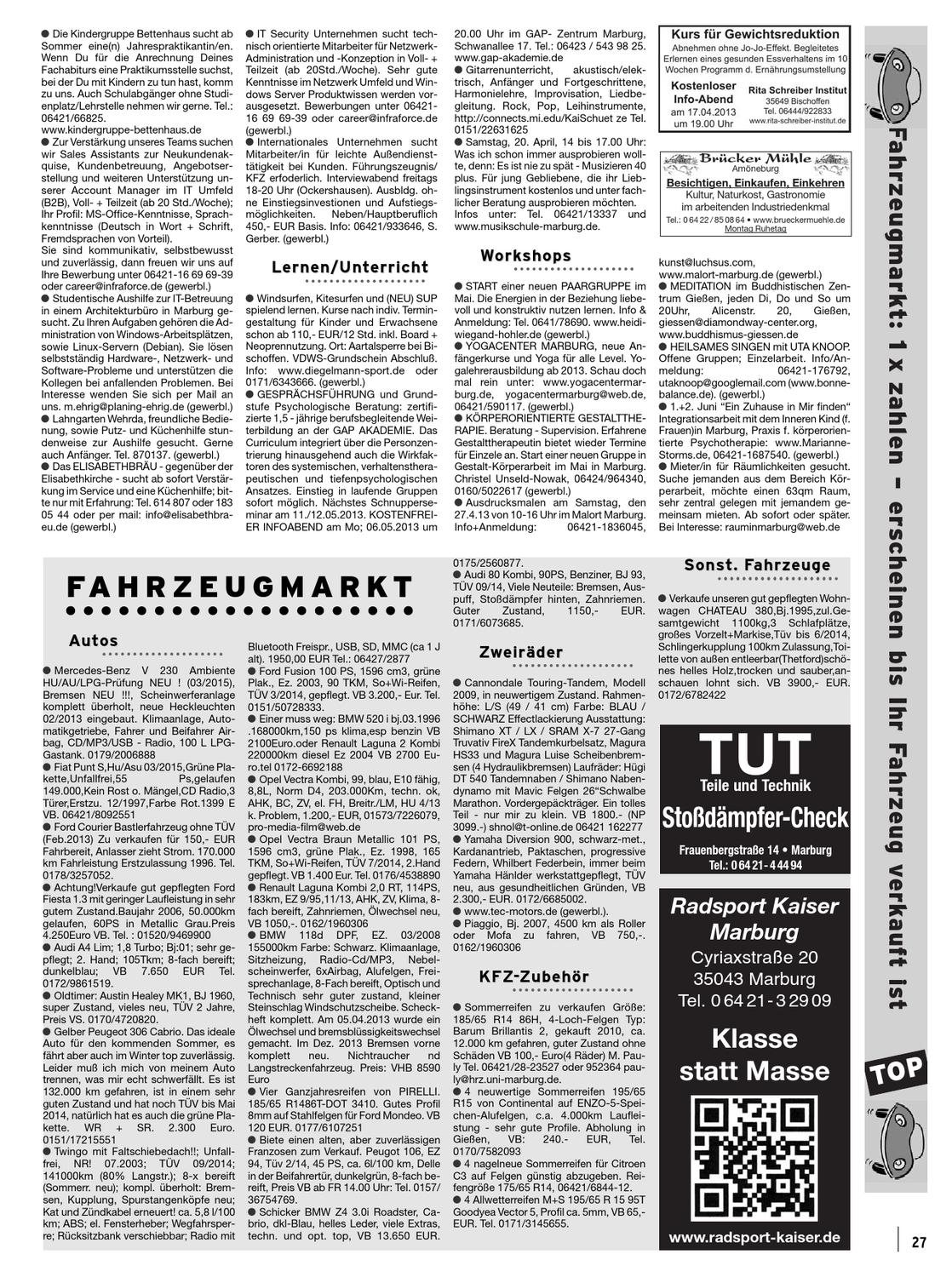 Marburger express er sucht sie