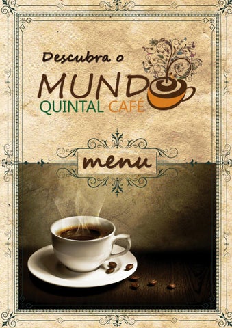 Cardápio Mundo Quintal Café