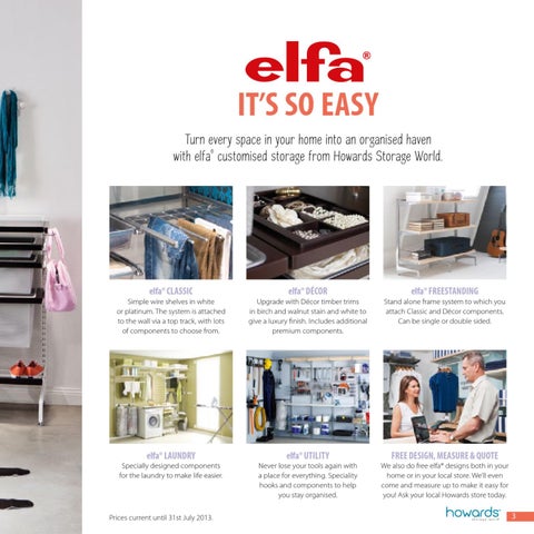 HSW elfa Planning 指南 2013 第 3 页