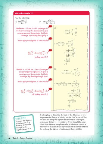 Mathematics Higher Level Topic 9 - Option: Calculus by Cambridge ...