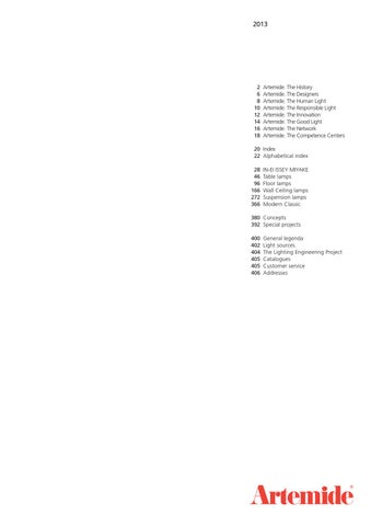 Innes 家具目录 · Artemide Design 2013 第 3 页