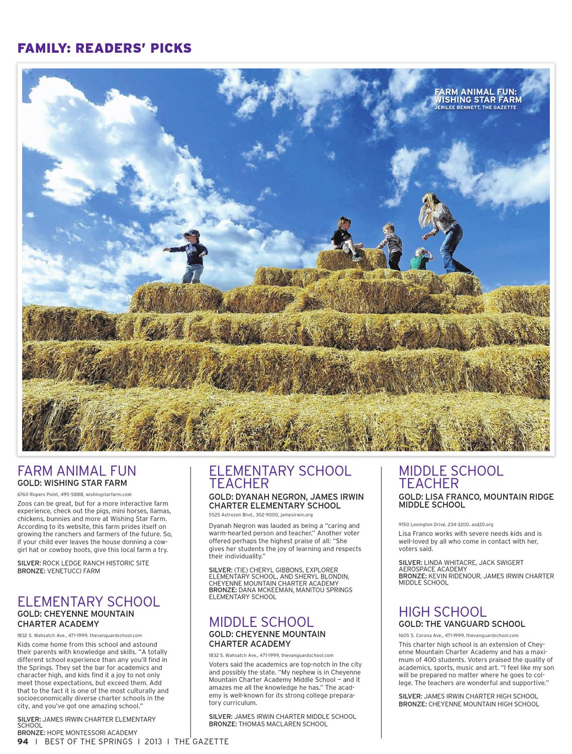 2013 Best of the Springs by Colorado Springs Gazette, LLC Issuu