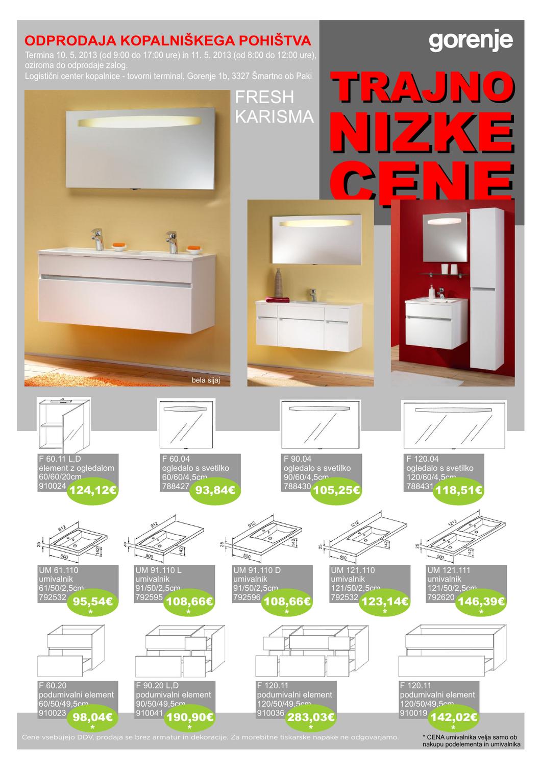 Totalna razprodaja in najnižje cene kopalnic by Gorenje d.o.o. - Issuu