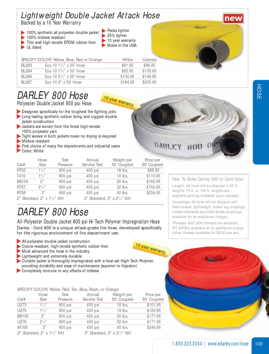 Darley Fire Equipment Catalog 260 by W. S. Darley & Company Issuu