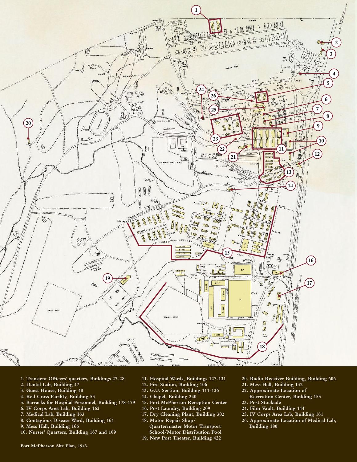 The Building of a Worthy Post A History of Ft. McPherson by Historic