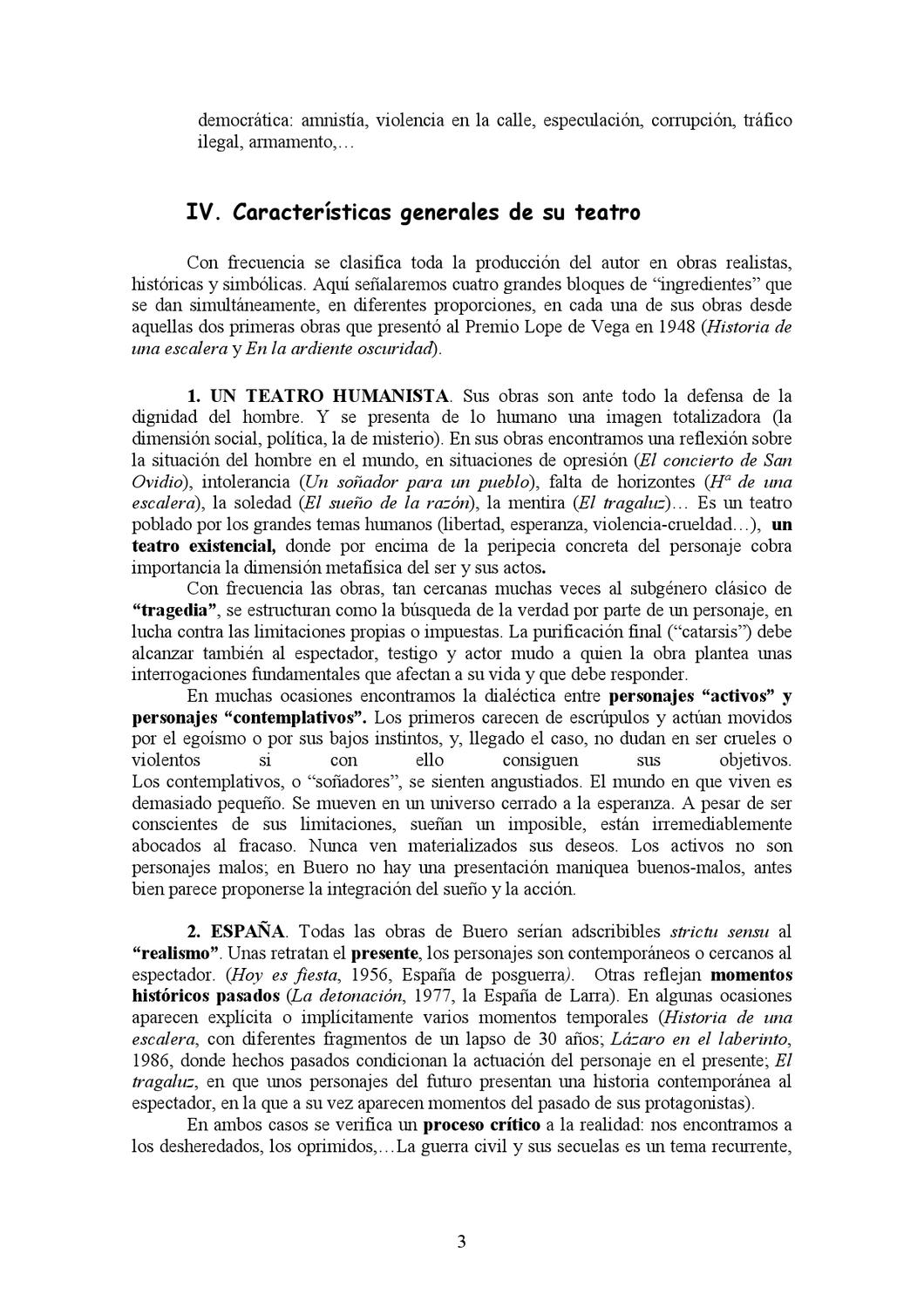 Características del teatro de Buero Vallejo by Juan Luque Issuu