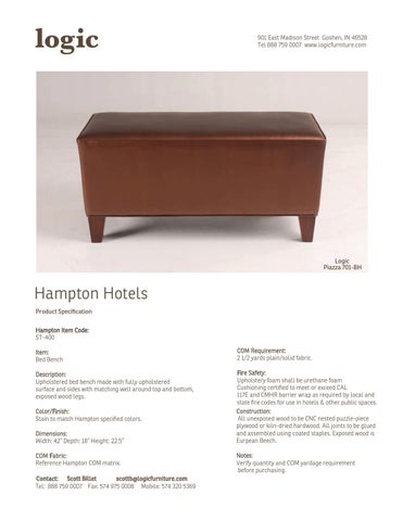 Logic 家具-Hampton Inns 第 10 页