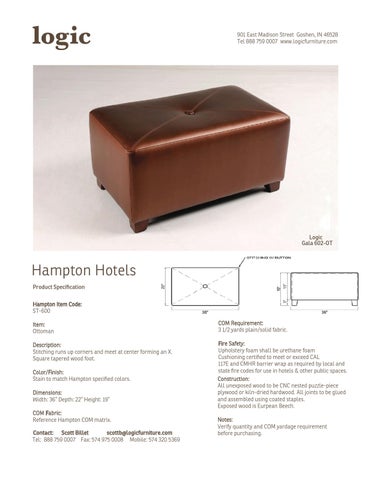 Logic 家具-Hampton Inns 第 12 页