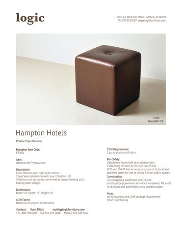 Logic 家具-Hampton Inns 第 13 页