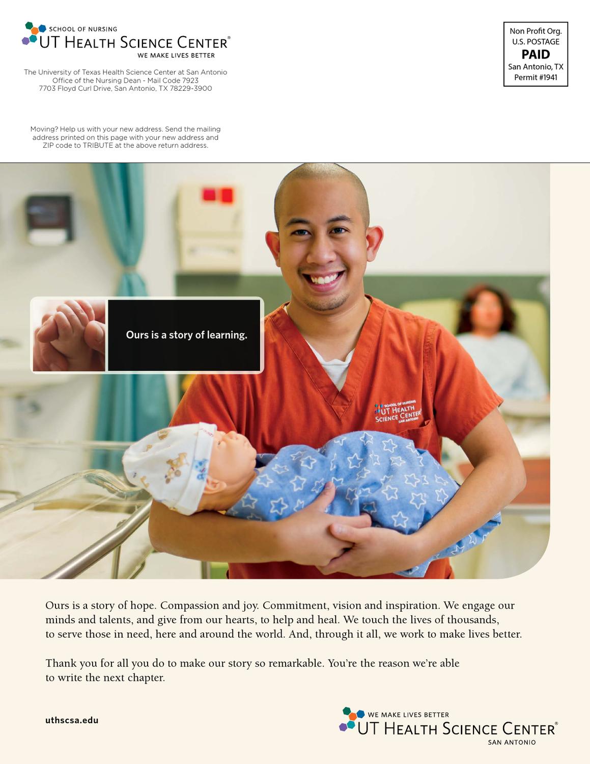 Tribute/School of Nursing 2013 by UT Health San Antonio Issuu