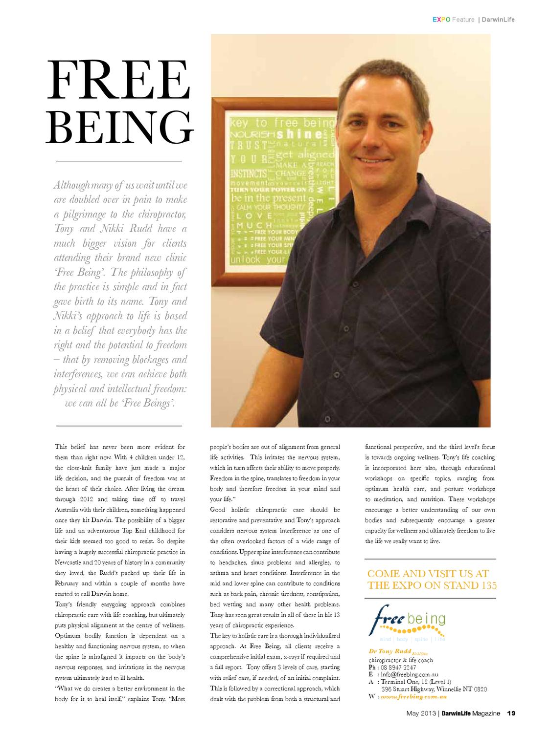 DarwinLIfe Magazine MAY 2013 by Darwin Life Magazine Issuu