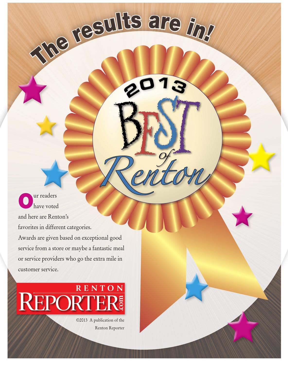 The Best Of... 2013 Best of Renton by Sound Publishing Issuu