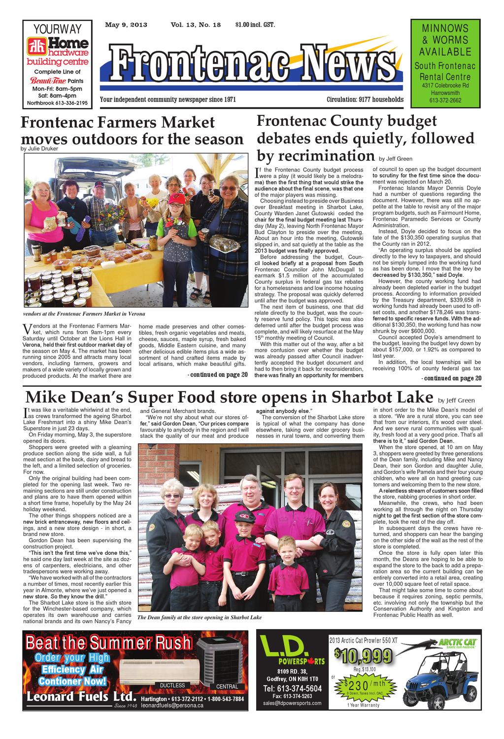 Vol.13 No.18 by Frontenac News Issuu