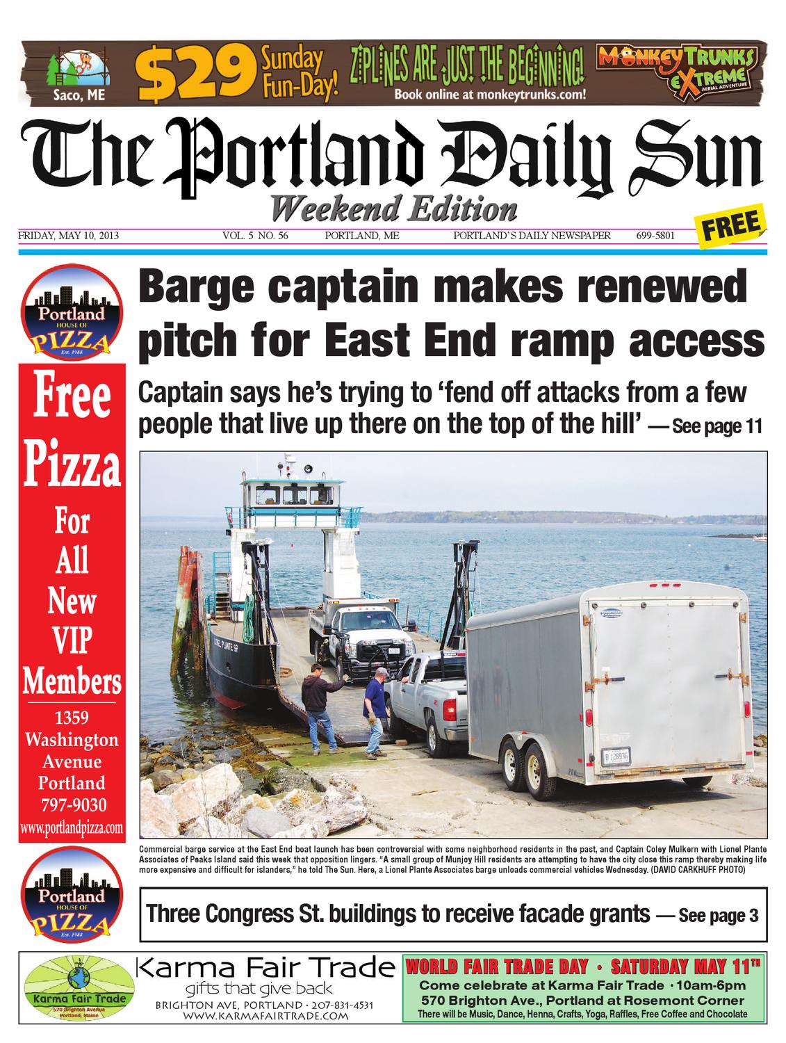 The Portland Daily Sun, Friday, May 10, 2013 by Daily Sun Issuu