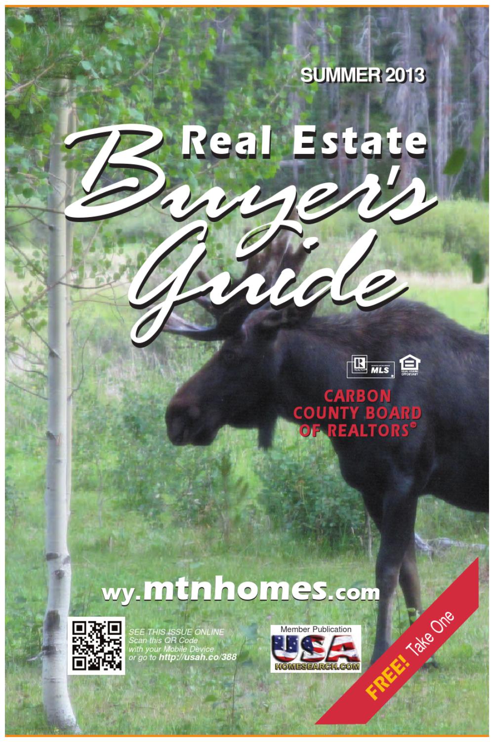 Carbon County Real Estate Guide Summer 2013 by Mountain Homes