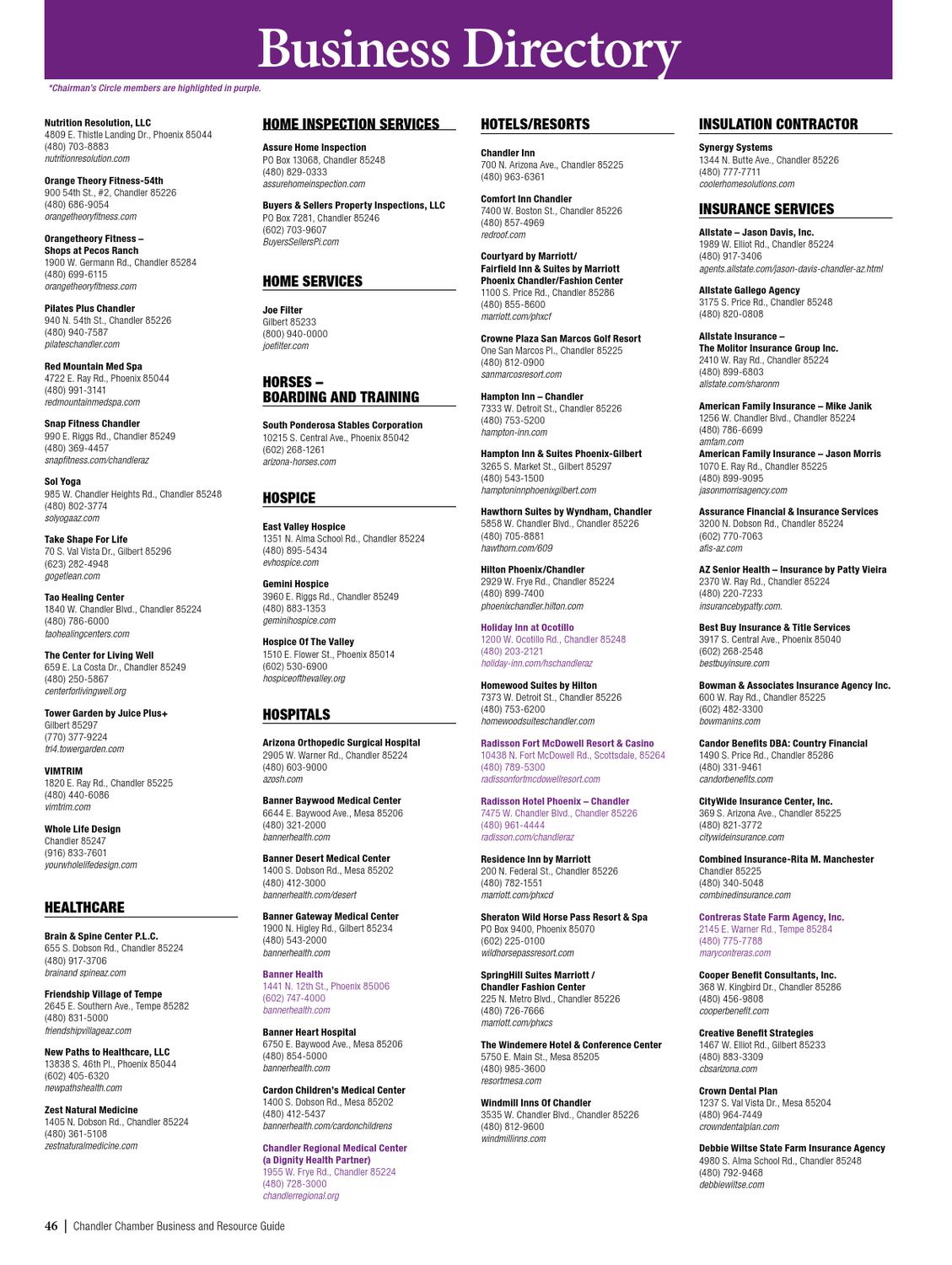 Chandler Chamber Guide 2013 By Republic Media Content Marketing