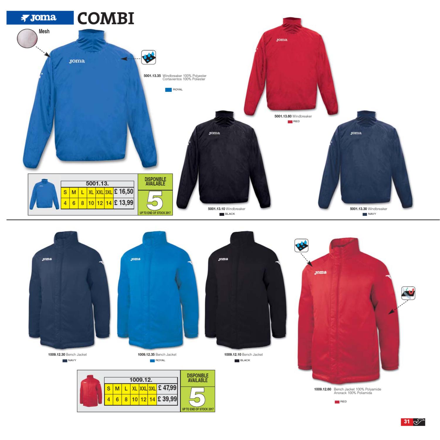 joma managers jacket