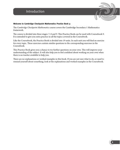 Cambridge Checkpoint Mathematics Practice Book 9 by Cambridge ...
