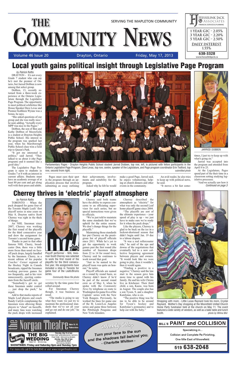 Drayton Community News May 17, 2013 by WHA Publications Ltd. Issuu